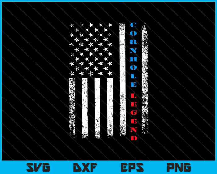 USA American Flag Cornhole Legend Champion Bean Bag SVG PNG Cutting Printable Files USA American Flag Cornhole Legend Champion Bean Bag SVG PNG Cutting Printable Files