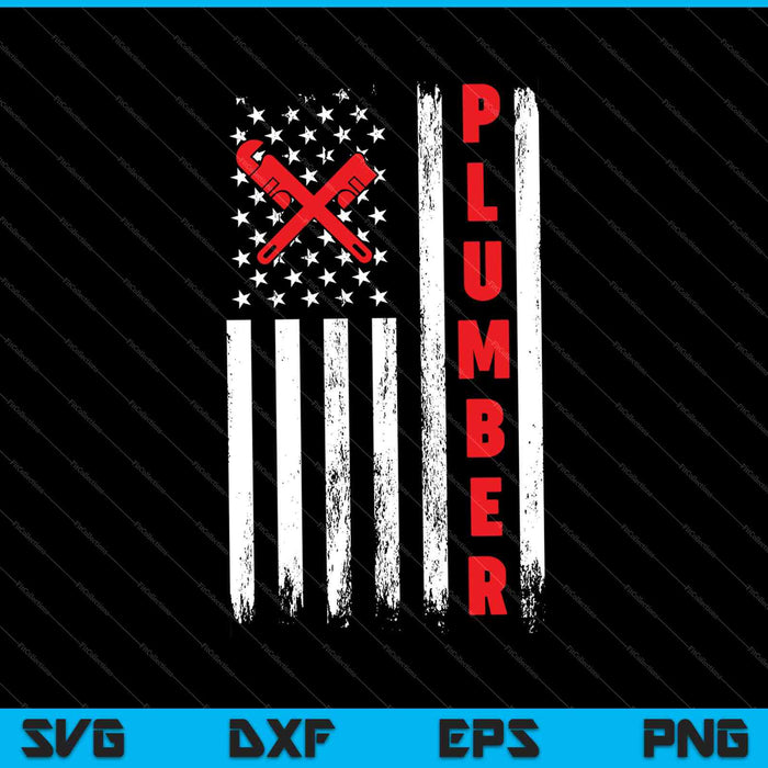 USA American Flag Plumber Men Women Plumbers Patriotic SVG PNG Cutting Printable Files USA American Flag Plumber Men Women Plumbers Patriotic SVG PNG Cutting Printable Files