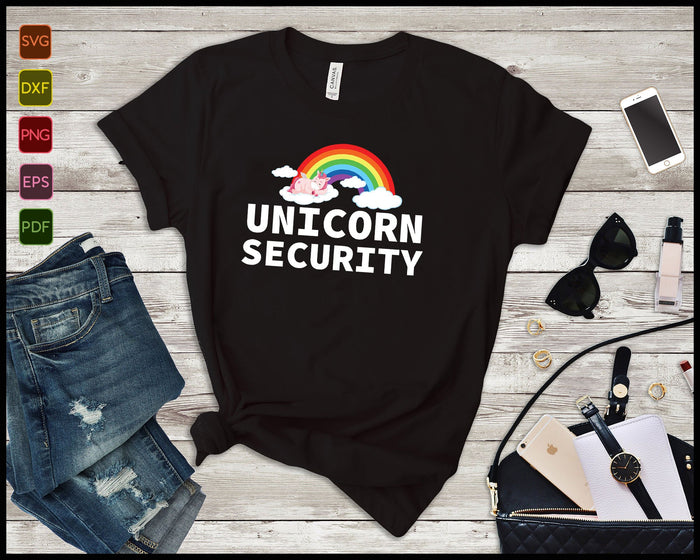 Unicorn Security Funny Cute Police Halloween Costume SVG PNG Cutting Printable Files Unicorn Security Funny Cute Police Halloween Costume SVG PNG Cutting Printable Files