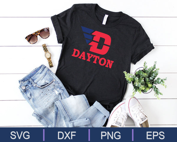 University of Dayton Flyers UD Basketball SVG PNG Cutting Printable Files