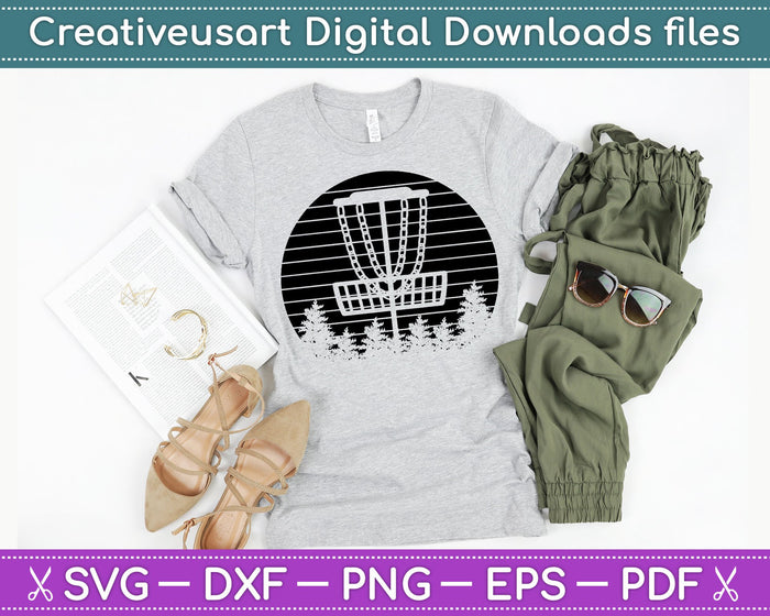 Vintage Disc Golf Frisbee Golf Frolf Flying Disc SVG PNG Cutting Printable Files Vintage Disc Golf Frisbee Golf Frolf Flying Disc SVG PNG Cutting Printable Files