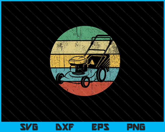 Vintage cortacésped jardinero retro svg cortando archivos imprimibles Vintage cortacésped jardinero retro svg cortando archivos imprimibles