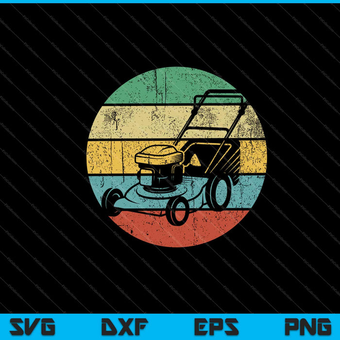 Vintage cortacésped jardinero retro svg cortando archivos imprimibles Vintage cortacésped jardinero retro svg cortando archivos imprimibles