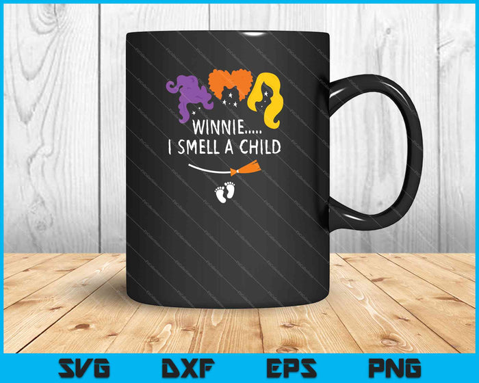 Winnie I smell A Child Halloween Pregnancy Announcement Premium SVG PNG Cutting Printable Files Winnie I smell A Child Halloween Pregnancy Announcement Premium SVG PNG Cutting Printable Files