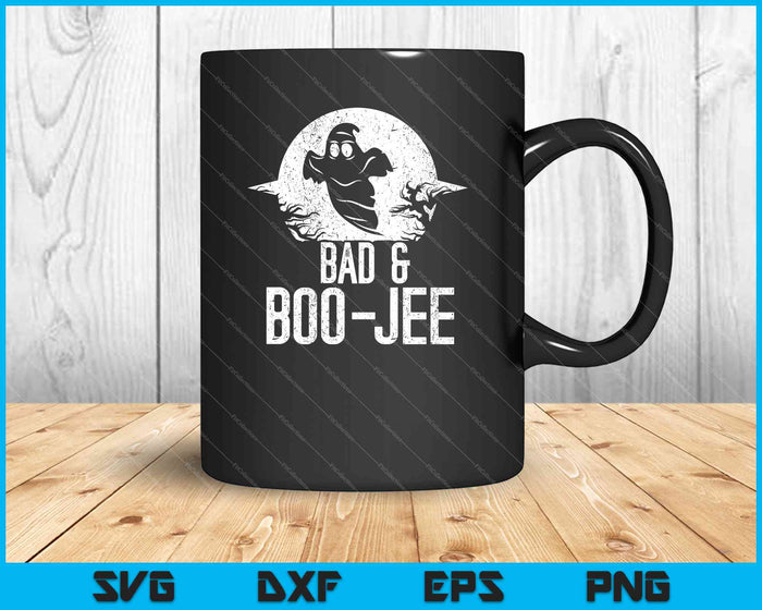 Funny Halloween Ghost Bad Boo Jee Quote Pun Meme SVG PNG Cutting Printable Files Funny Halloween Ghost Bad Boo Jee Quote Pun Meme SVG PNG Cutting Printable Files