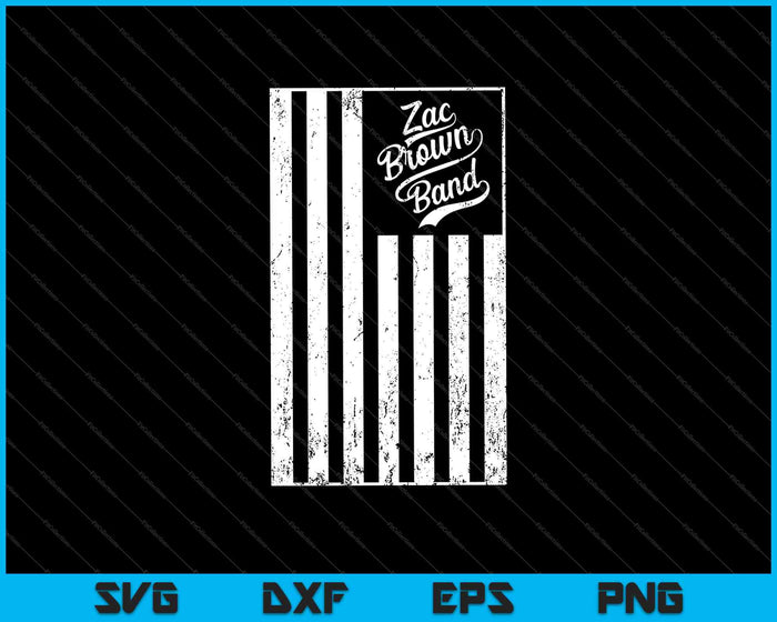 Zac Brown Band SVG PNG Cutting Printable Files Zac Brown Band SVG PNG Cutting Printable Files