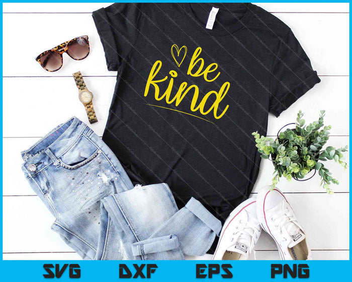 Be Kind t-shirt Design SVG PNG Cutting Printable Files Be Kind t-shirt Design SVG PNG Cutting Printable Files