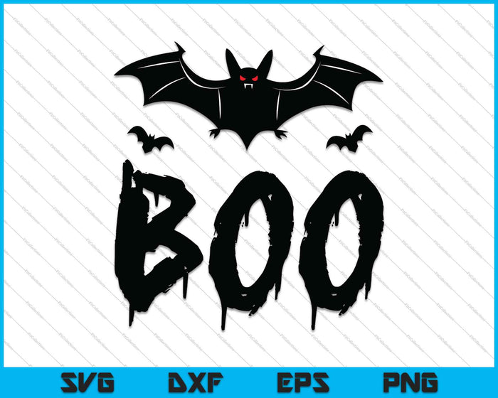 Boo Halloween SVG PNG snijden afdrukbare bestanden Boo Halloween SVG PNG snijden afdrukbare bestanden