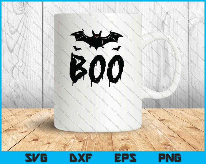 Boo Halloween SVG PNG snijden afdrukbare bestanden Boo Halloween SVG PNG snijden afdrukbare bestanden