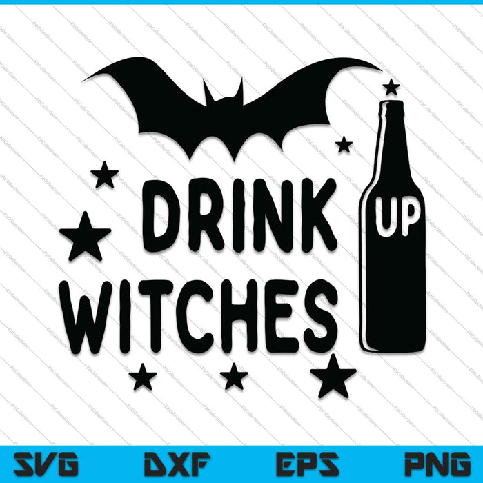 Drink heksen SVG PNG snijden afdrukbare bestanden Drink heksen SVG PNG snijden afdrukbare bestanden