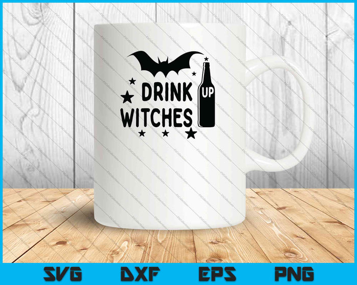 Drink heksen SVG PNG snijden afdrukbare bestanden Drink heksen SVG PNG snijden afdrukbare bestanden