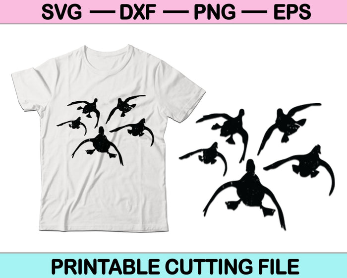 Caza de patos SVG PNG cortando archivos imprimibles Caza de patos SVG PNG cortando archivos imprimibles