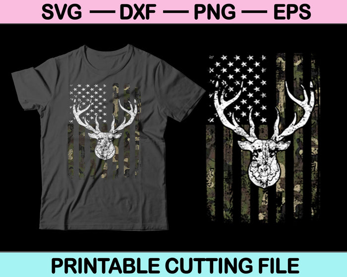 American Flag And Deer Hunting Svg Cutting Printable Files American Flag And Deer Hunting Svg Cutting Printable Files