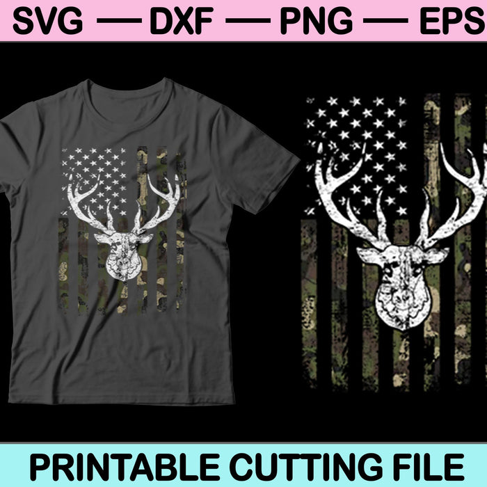 American Flag And Deer Hunting Svg Cutting Printable Files American Flag And Deer Hunting Svg Cutting Printable Files