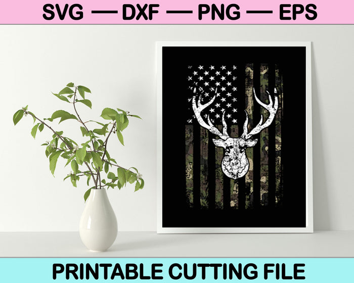 American Flag And Deer Hunting Svg Cutting Printable Files American Flag And Deer Hunting Svg Cutting Printable Files