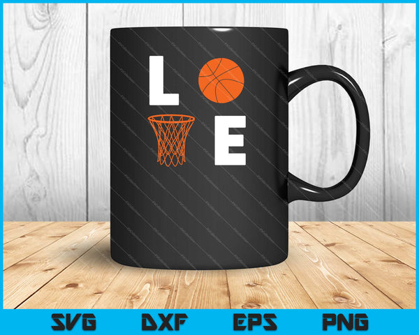 Love Basketball Svg Cutting Printable Files