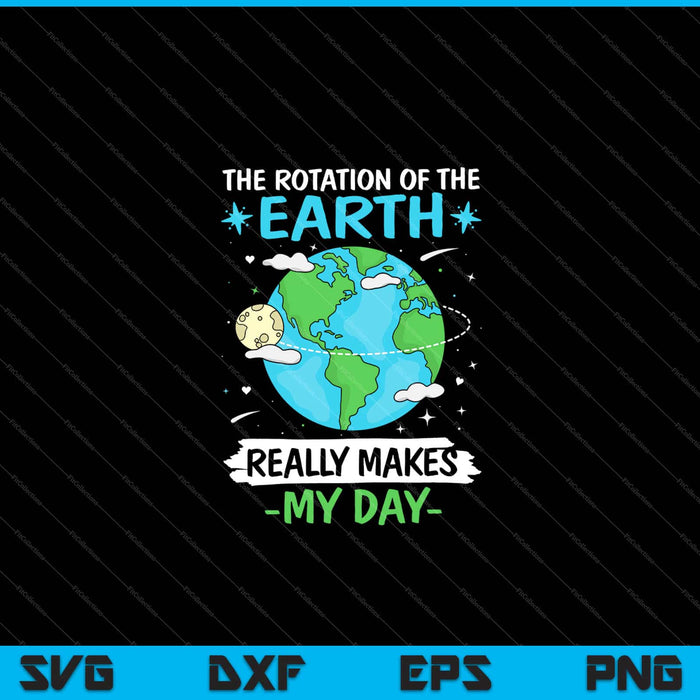 the rotation of the earth really makes my day Svg Cutting Printable Files