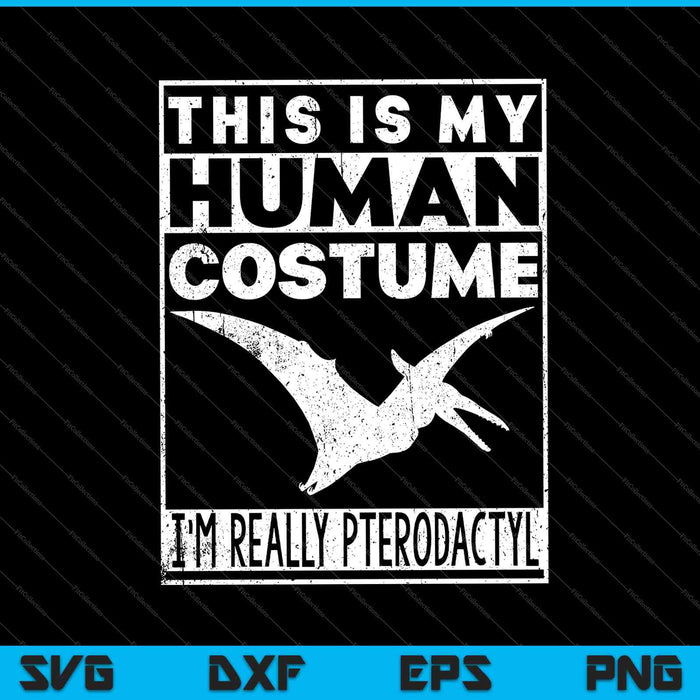 This Is My Human Costume I'm Really A Pterodactyl SVG PNG Cutting Printable Files This Is My Human Costume I'm Really A Pterodactyl SVG PNG Cutting Printable Files