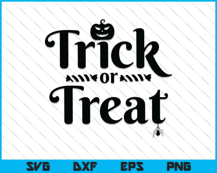 Trick or Treat SVG PNG snijden afdrukbare bestanden Trick or Treat SVG PNG snijden afdrukbare bestanden