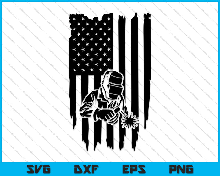 Welder Flag American SVG PNG Cutting Printable Files Welder Flag American SVG PNG Cutting Printable Files