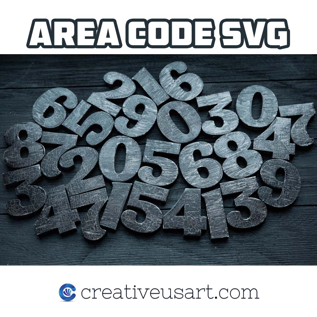 Area Code SVG – Tagged