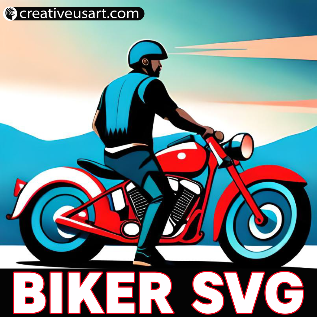 Biker SVG – creativeusarts