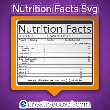 Datos nutricionales SVG