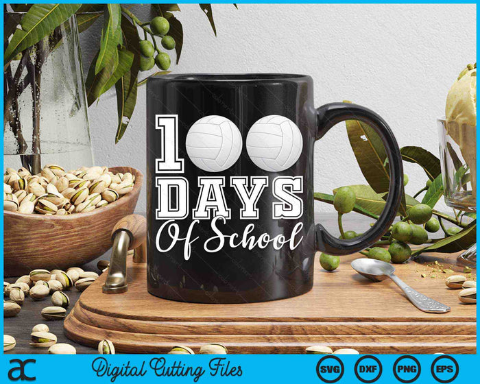 100 Days Of School For 100th Day Handball Student Or Teacher SVG PNG Digital Cutting Files
