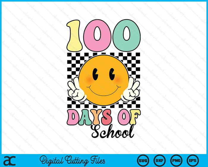 100 Days Of School Teacher Kids 100th Day Of School SVG PNG Digital Printable Files