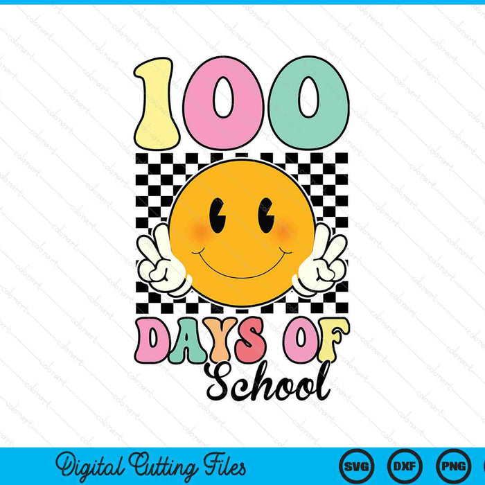 100 Days Of School Teacher Kids 100th Day Of School SVG PNG Digital Printable Files