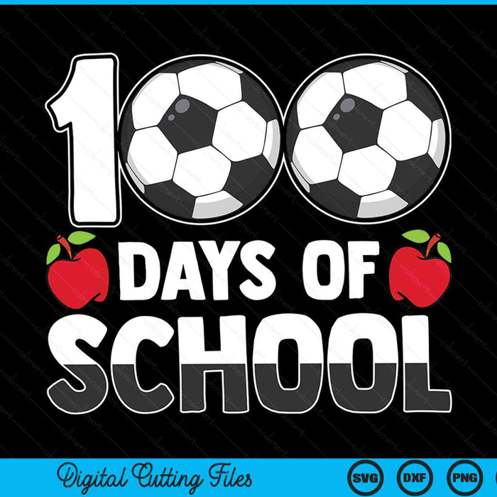 100th day of school football 100 days SVG cut file
