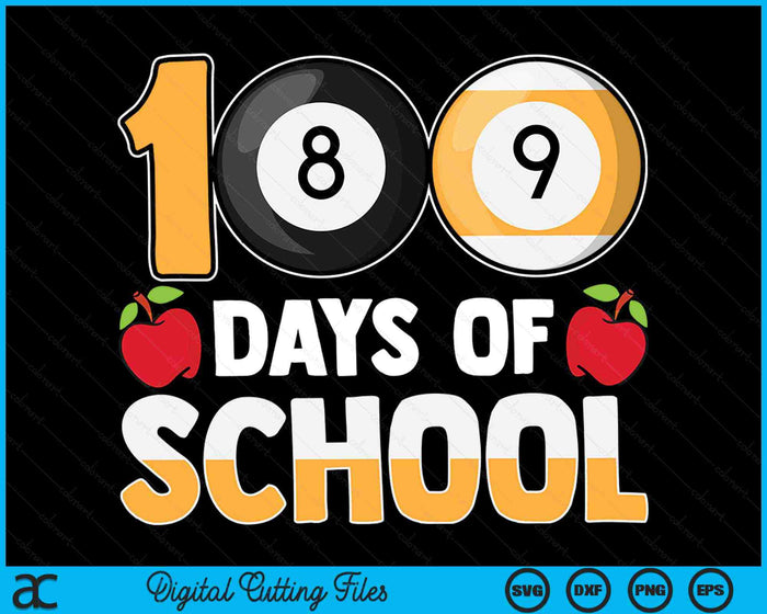 100e schooldag jongens meisjes kinderen poolbal 100 dagen school SVG PNG digitale snijbestanden