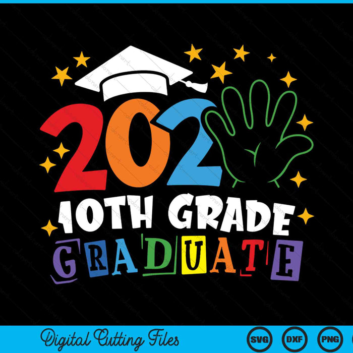 10th Grade Graduate 2025 Proud Family Senior Graduation Day SVG PNG Digital Cutting File