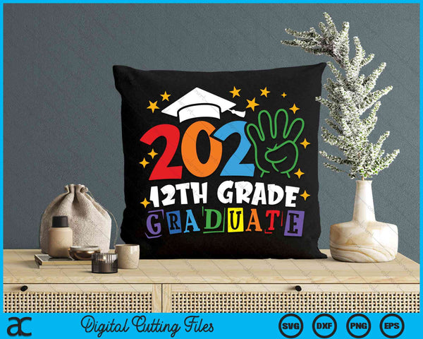 12th Grade Graduate 2024 Proud Family Senior Graduation Day SVG PNG Digital Cutting File