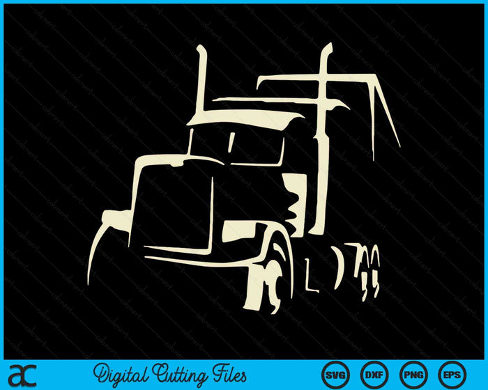 18 Wheeler Semi Truck SVG PNG Digital Printable Files