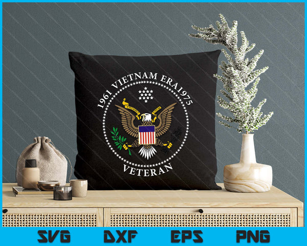 1961 Vietnam Era 1975 Emblem Cool Logo Veteran Soldier SVG PNG Digital Printable Files