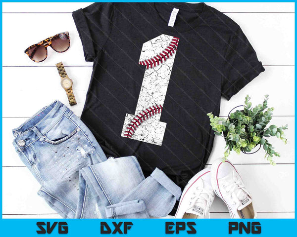 1er cumpleaños 2023 Béisbol SVG PNG Cortando archivos imprimibles - on a t-shirt