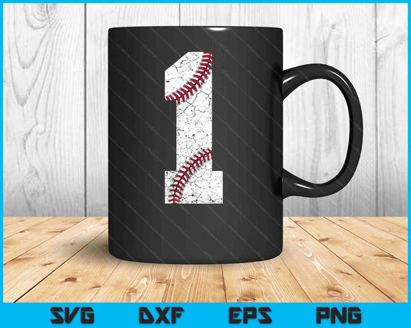 1er cumpleaños 2023 Béisbol SVG PNG Cortando archivos imprimibles