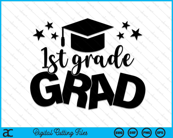 1er grado Graduación de la escuela secundaria SVG PNG Archivos de corte digital