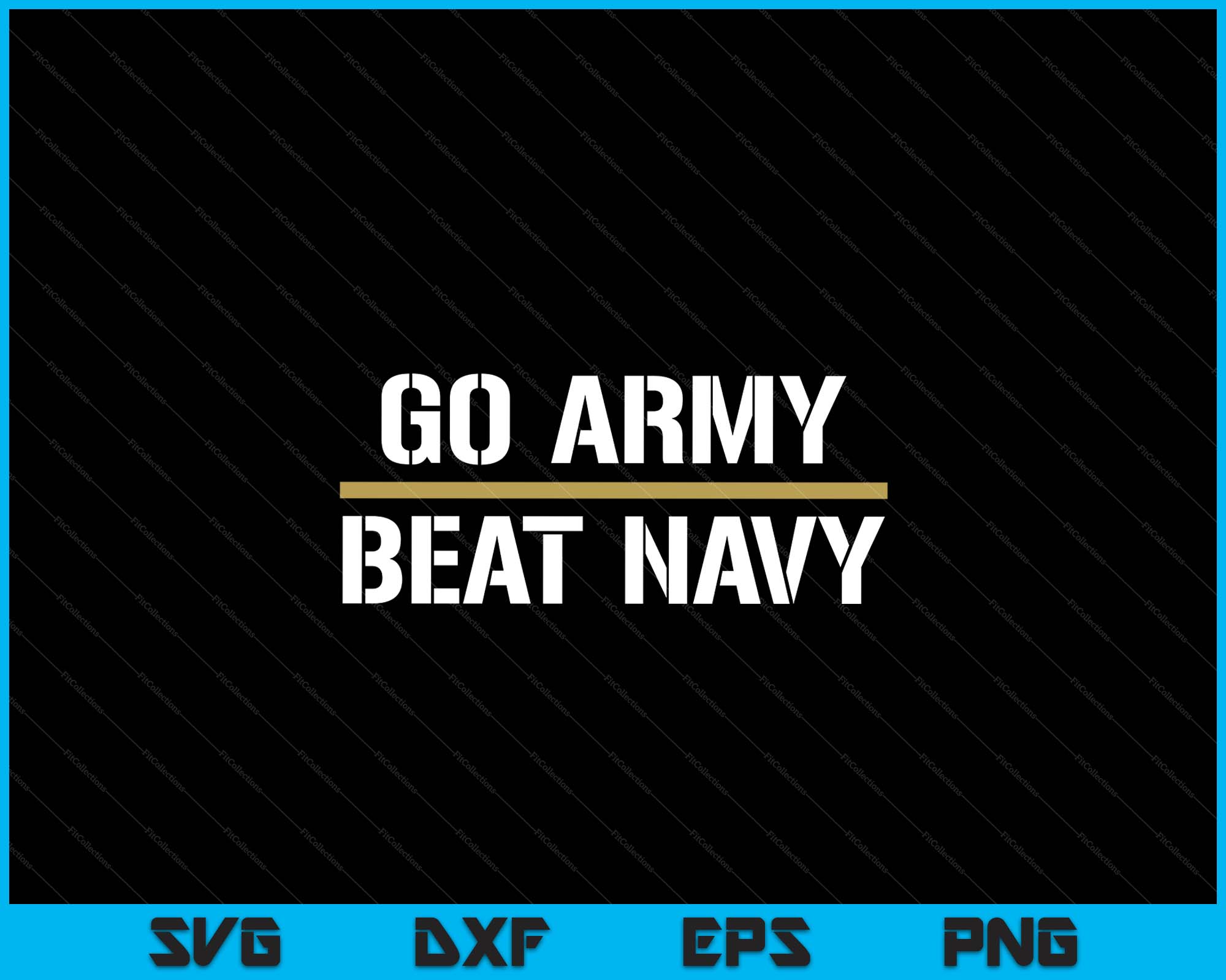 Go Army Printable Go Army! Beat Navy! Make It 4 In A Row SVG PNG Digital Printable Files ...