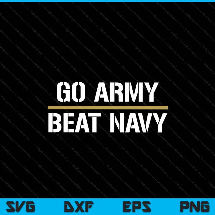 Go army! beat navy! make it 4 in a row SVG cut file