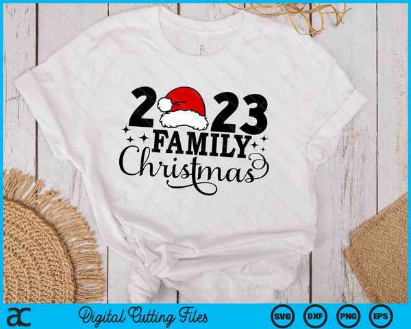 2023 Family Christmas Matching Family SVG PNG Digital Cutting Files - on a t-shirt