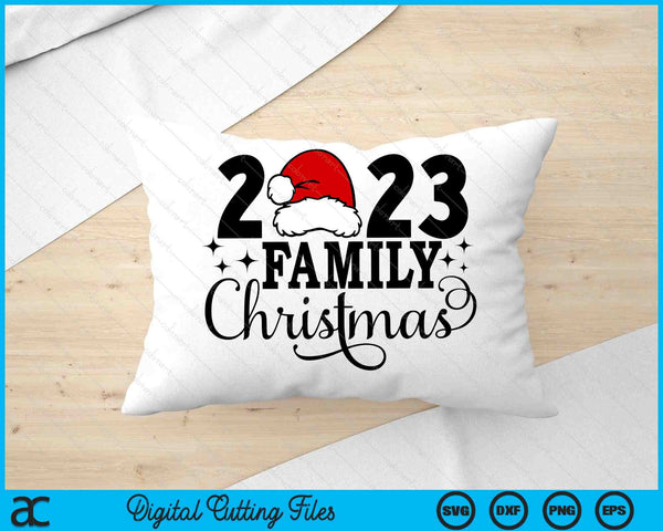 2023 Familia Navidad a juego Familia SVG PNG Archivos de corte digital