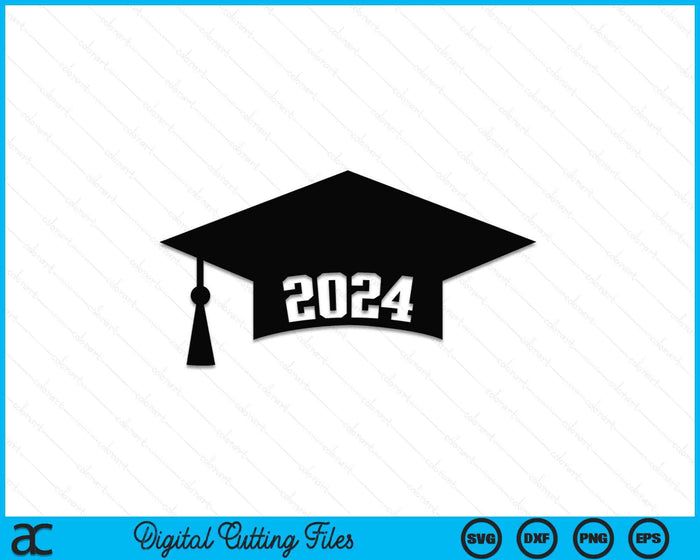 2024 knipsel voor senior klasse afgestudeerden SVG PNG digitale snijbestanden