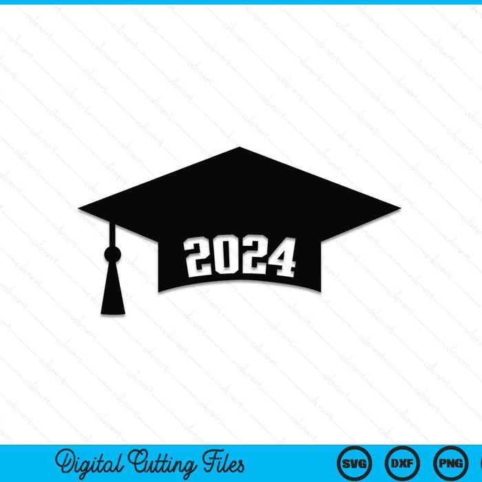 2024 knipsel voor senior klasse afgestudeerden SVG PNG digitale snijbestanden