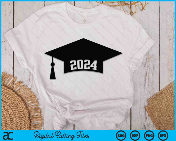 2024 knipsel voor senior klasse afgestudeerden SVG PNG digitale snijbestanden - on a t-shirt