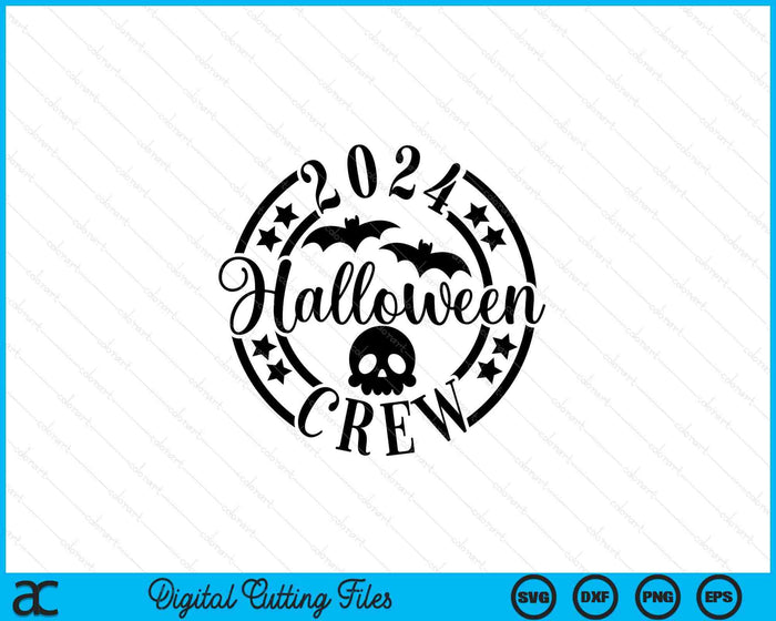 2024 Halloween Crew, bijpassende Halloween SVG PNG snijden afdrukbare bestanden