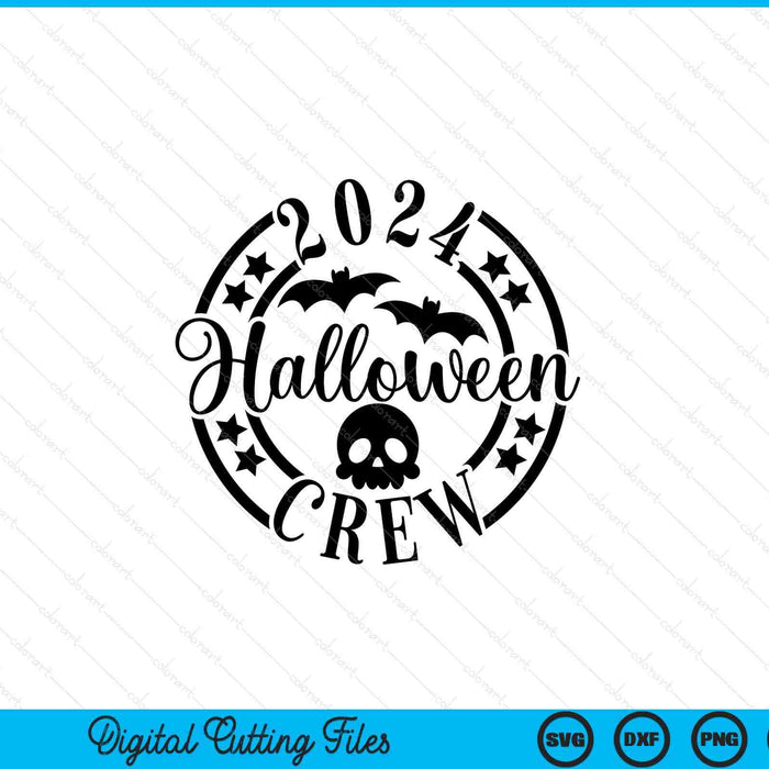 2024 Equipo de Halloween, archivos imprimibles de corte SVG PNG de Halloween a juego