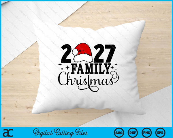 2027 Family Christmas, Matching Family Christmas SVG PNG Digital Printable Files
