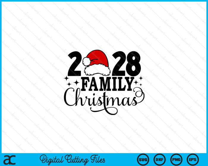 2028 Family Christmas, Matching Family Christmas SVG PNG Digital Printable Files